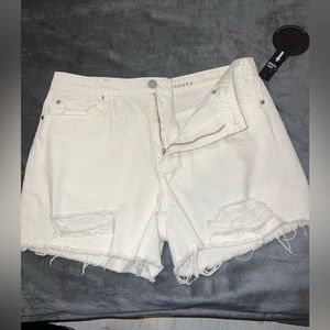 NWT Articles of Society White Jean Shorts, High Rise—W29